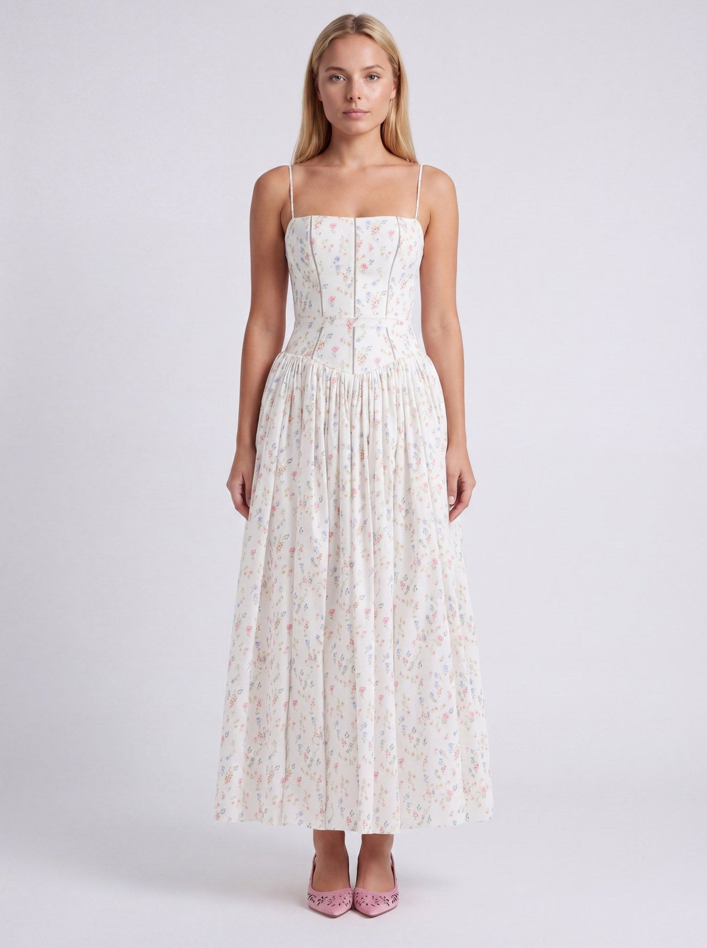 Gisèle Dames Maxi Jurk | Shaping Effect | Bloemenprint