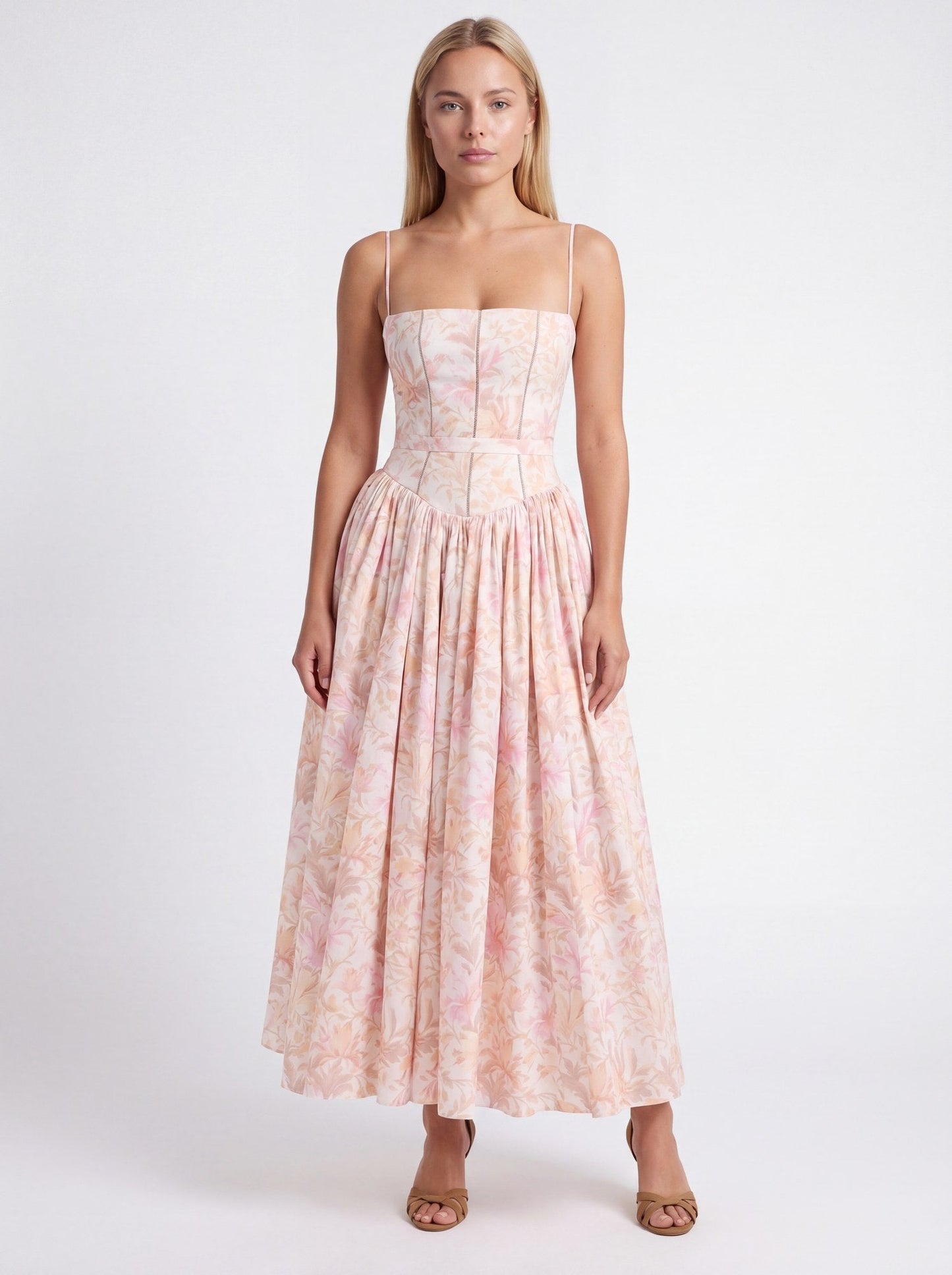 Gisèle Dames Maxi Jurk | Shaping Effect | Bloemenprint