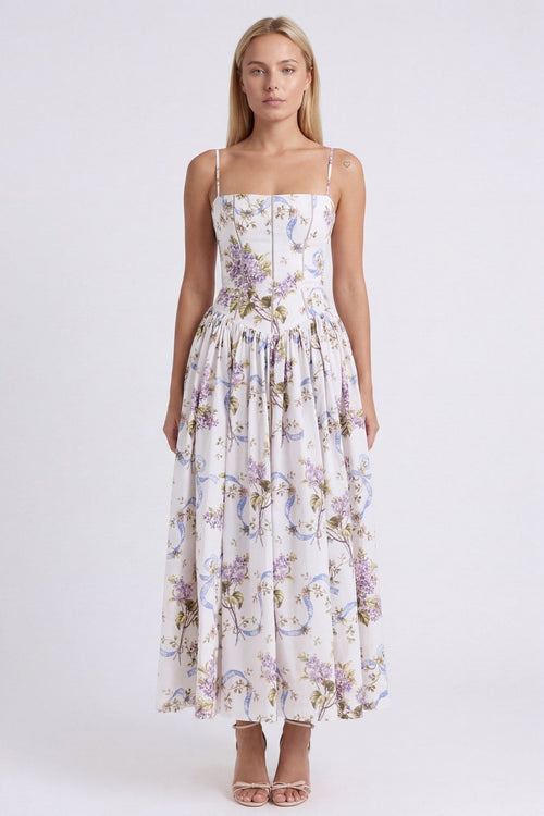 Gisèle Dames Maxi Jurk | Shaping Effect | Bloemenprint