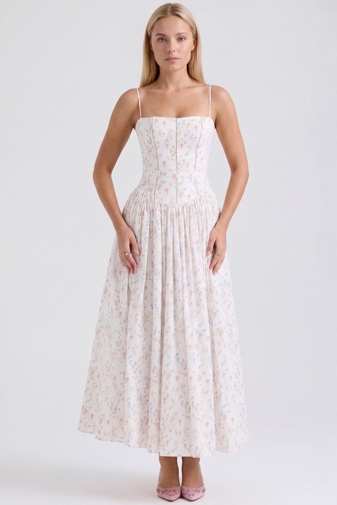 Gisèle Dames Maxi Jurk | Shaping Effect | Bloemenprint