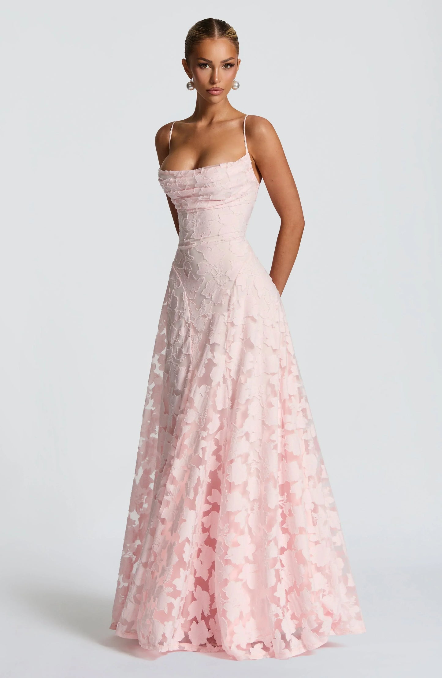 Cristina | Soepelvallende maxi-jurk