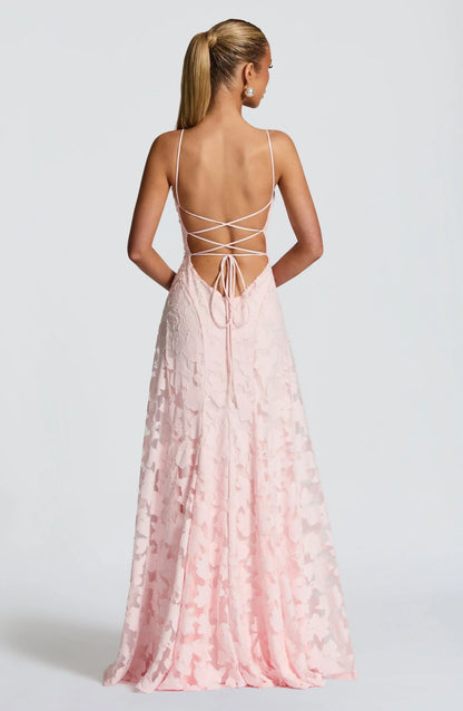 Cristina | Soepelvallende maxi-jurk