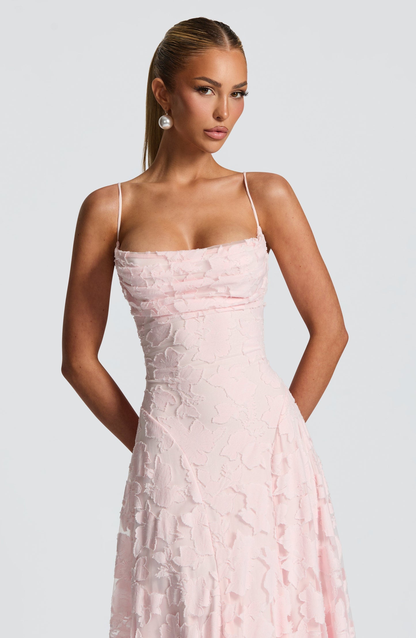 Cristina | Soepelvallende maxi-jurk