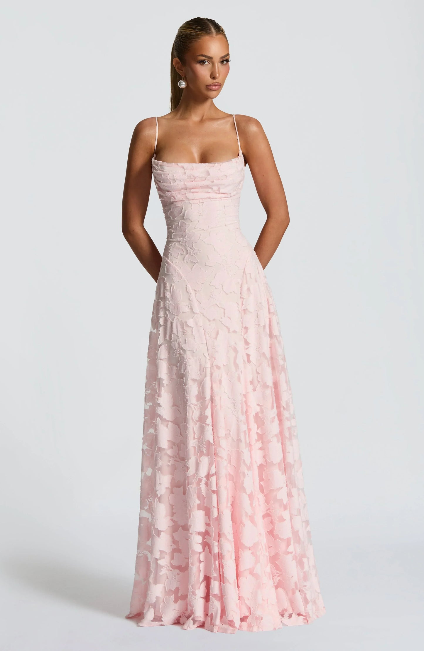 Cristina | Soepelvallende maxi-jurk