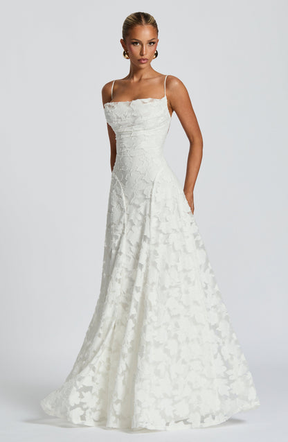 Cristina | Soepelvallende maxi-jurk