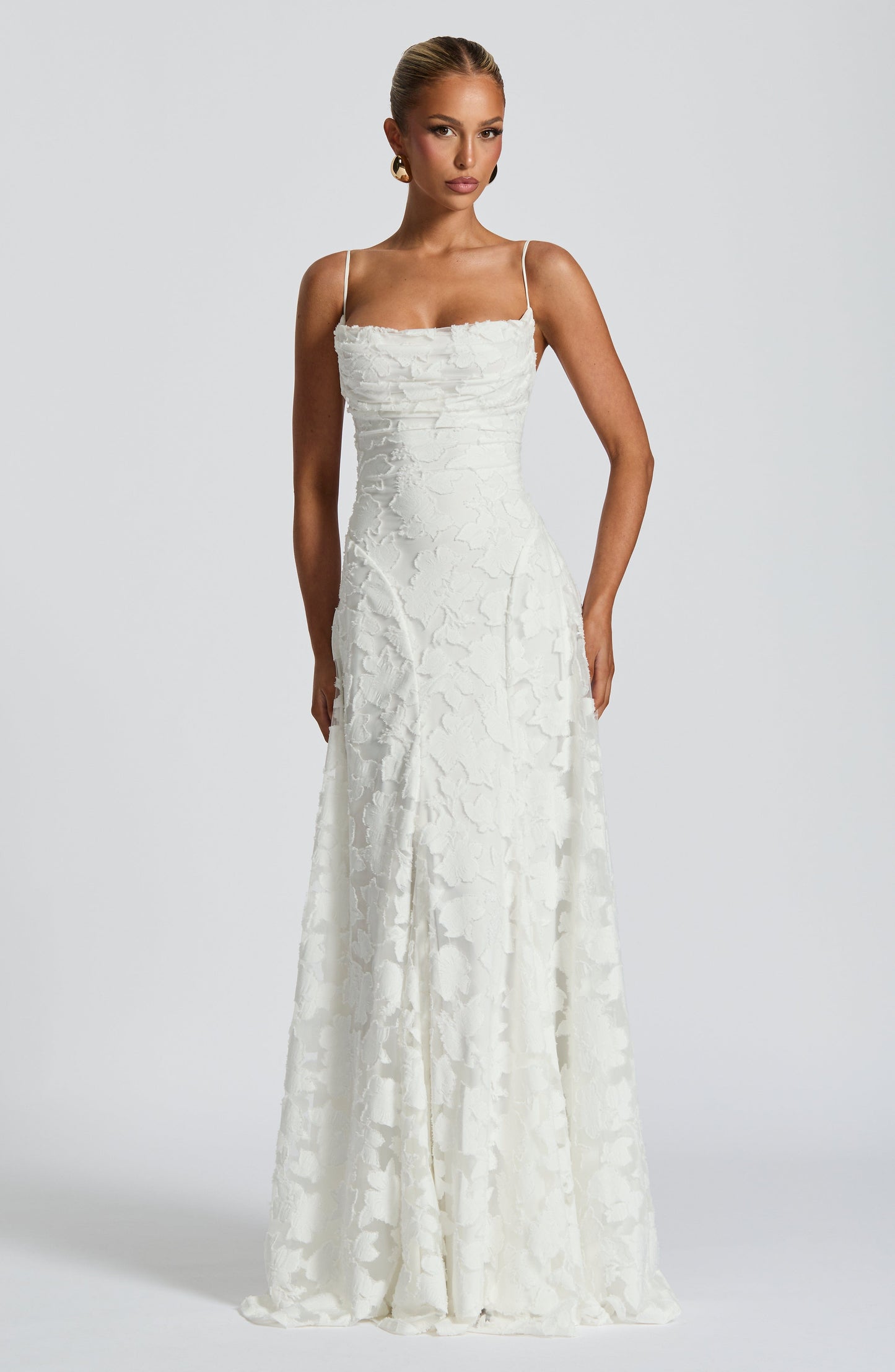 Cristina | Soepelvallende maxi-jurk
