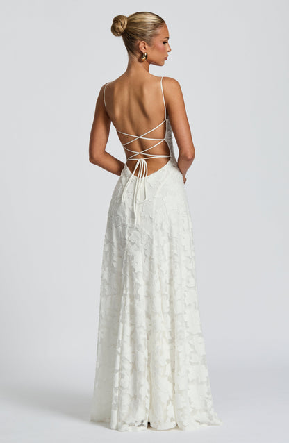 Cristina | Soepelvallende maxi-jurk